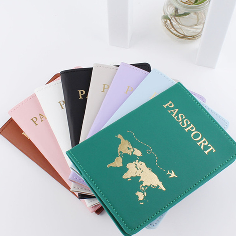 Women'S Accessories Wallet - 1 adet PU deri harita pasaport