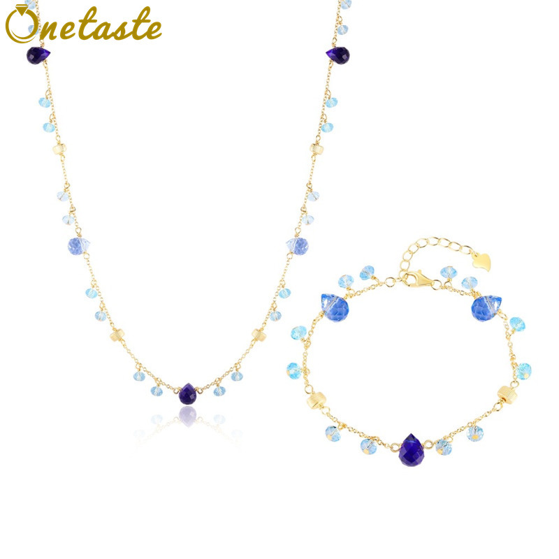Charm Necklace Dainty - 925 Ayar Gümüş 18 Ayar Altın