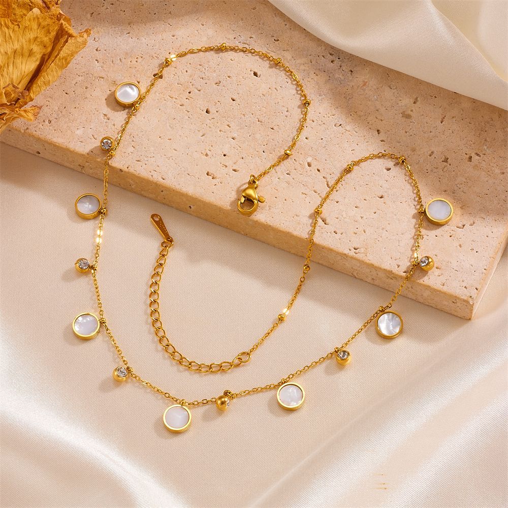 Charm Necklace Dainty - Zarif 18 Ayar Altın Kaplama Paslanmaz