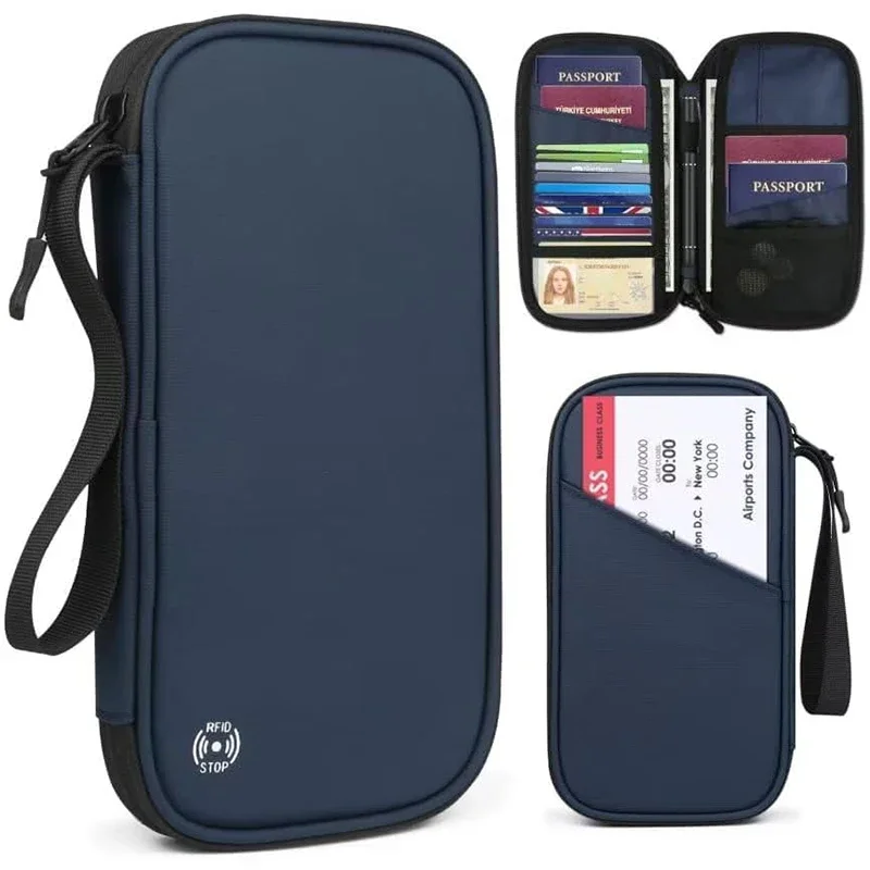 Women'S Accessories Wallet - Hafif Aile Seyahat Pasaport Kapağı Cüzdan