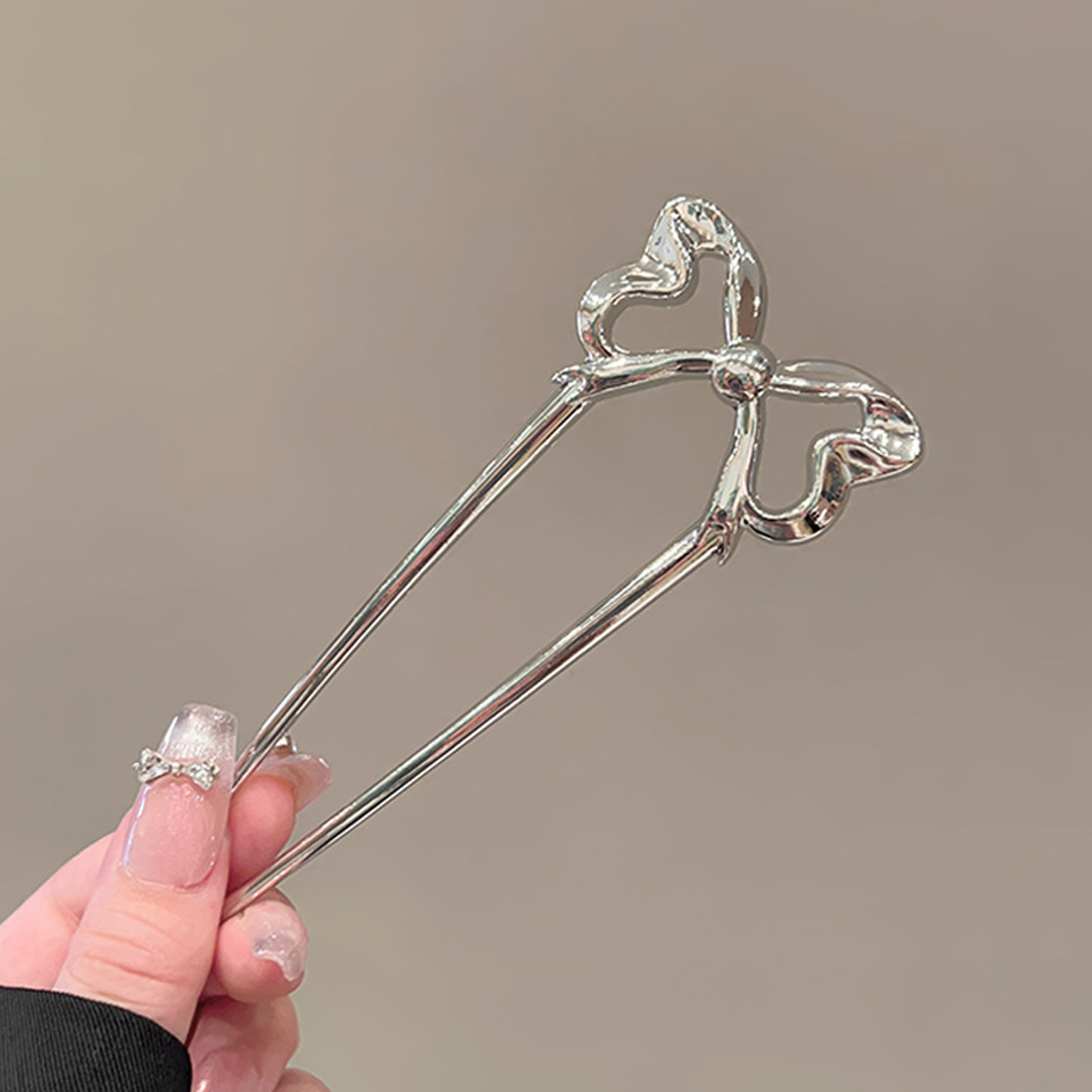 Women Accessories Holder - Zarif ilmek U şekli saç tokası