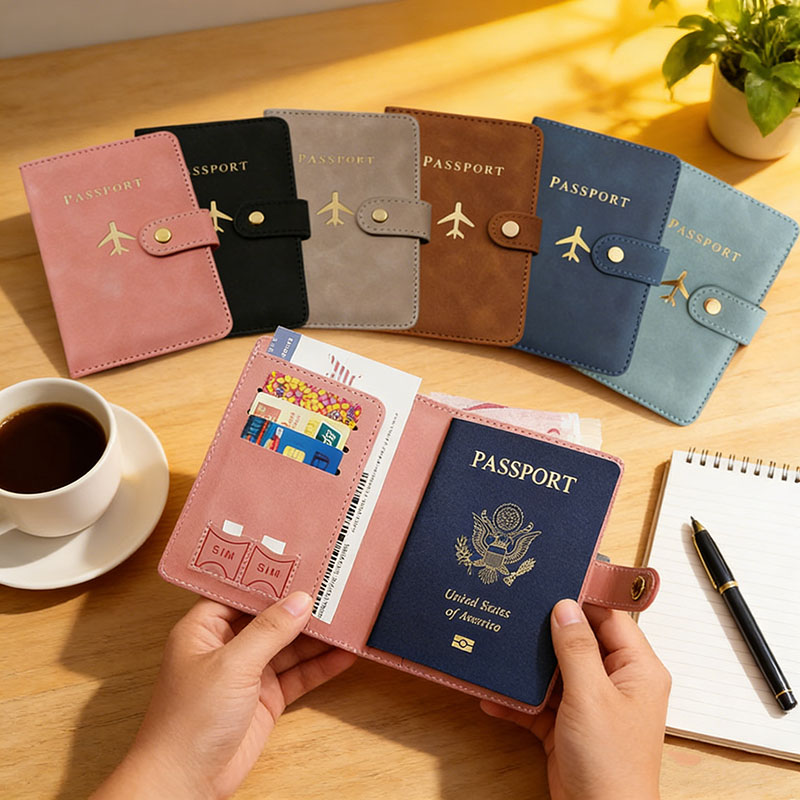 Women'S Accessories Wallet - Deri Pasaportluk, Seyahat Gereçleri Kredi Kartı