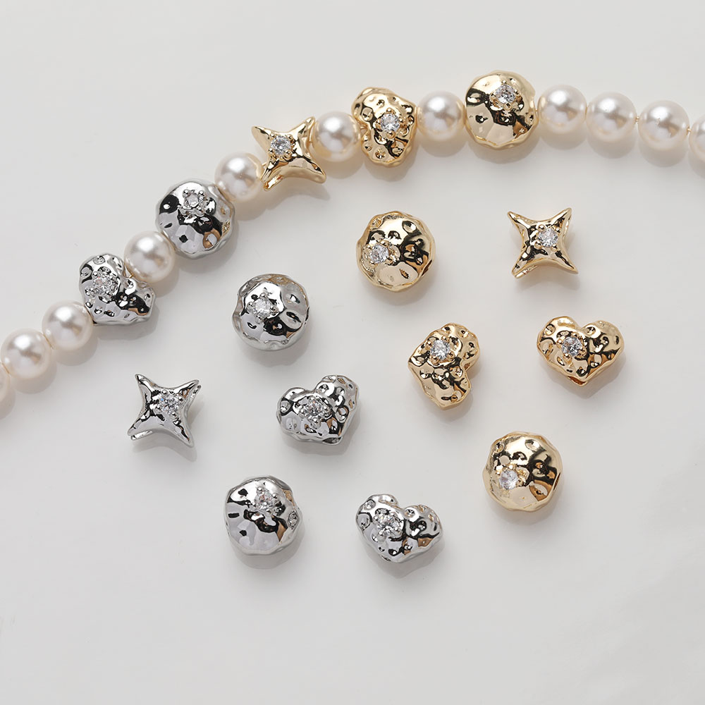 Charm Necklace Dainty - 6 adet zarif kalp göksel kuzey