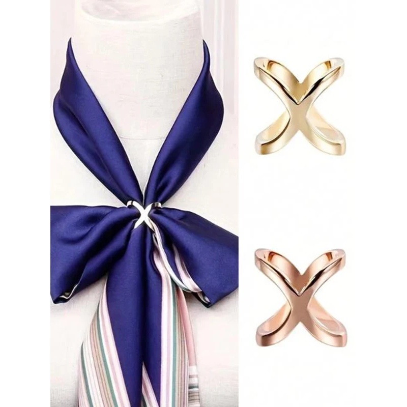 Women Accessories Holder - Yeni Çapraz Eşarp Klipsi X Şeklinde