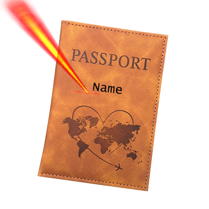 Women'S Accessories Wallet - Kişiselleştirilmiş Adı Pasaport Tutucu seyahat cüzdanı