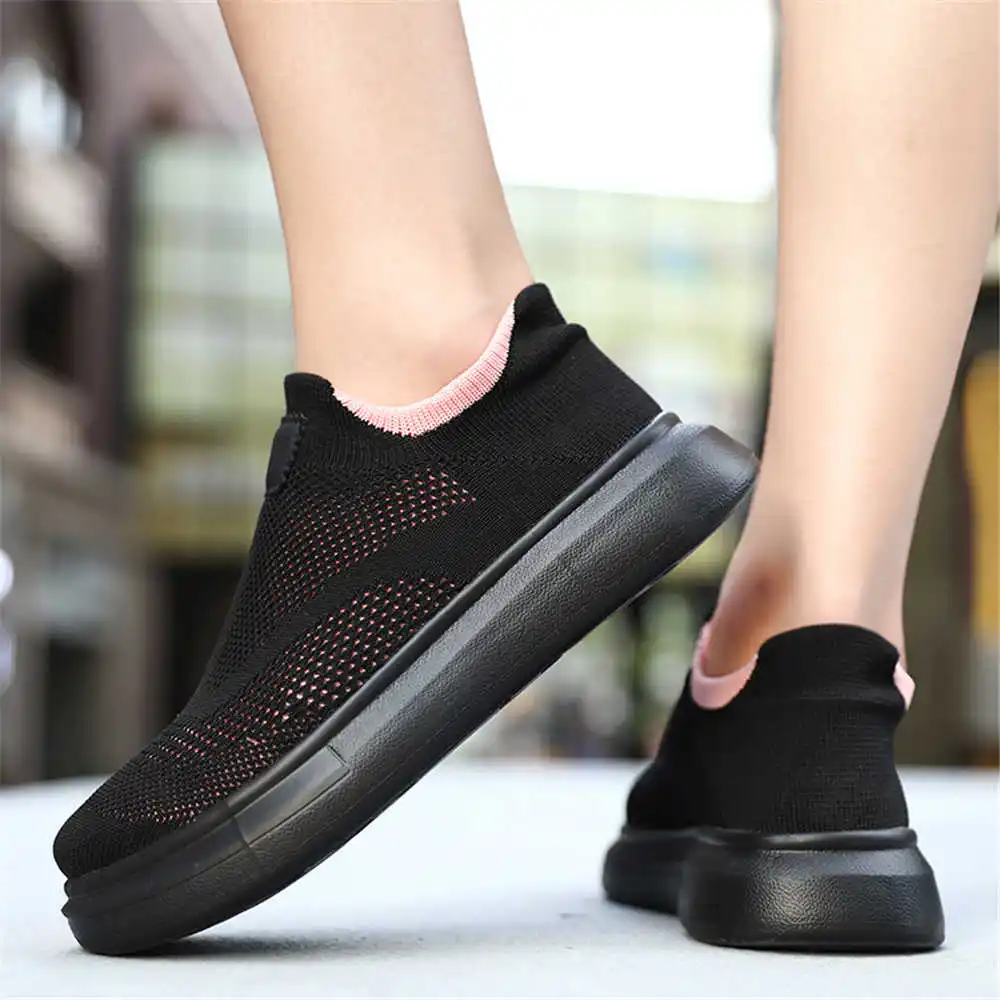 Women Accessories Brand Name Ideas - Platform çorap kahverengi ayakkabı kadın kaykay