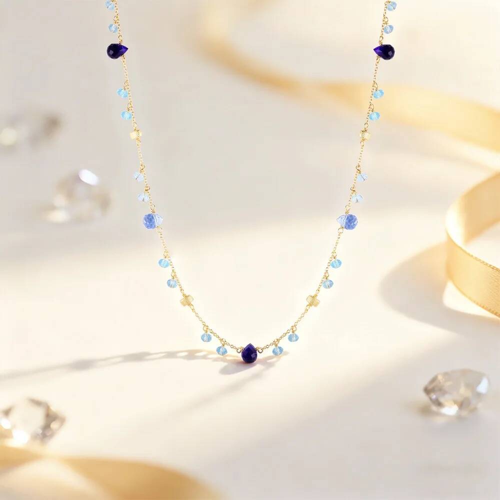 925 Ayar Gümüş 18 Ayar Altın M - Charm Necklace Dainty incelemesi ve fiyatı