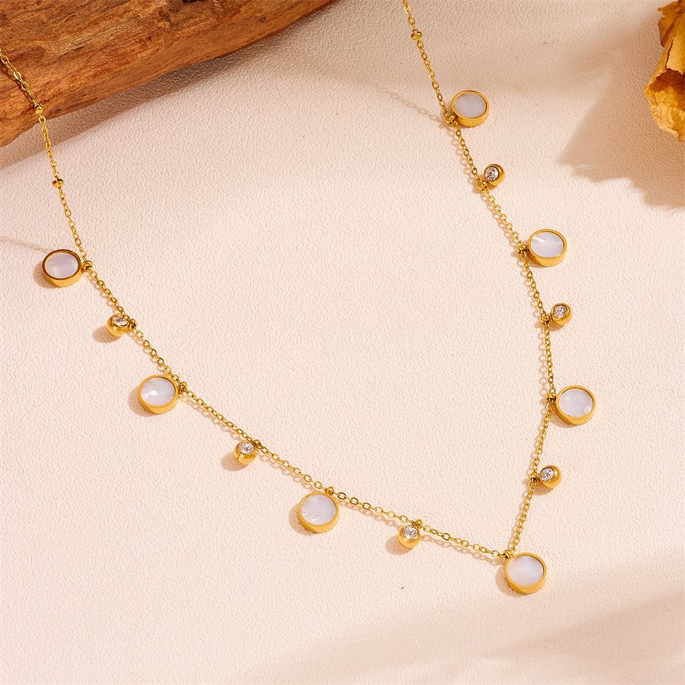 Zarif 18 Ayar Altın Kaplama Pa - Charm Necklace Dainty incelemesi ve fiyatı