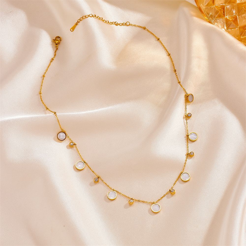 Zarif 18 Ayar Altın Kaplama Pa - Charm Necklace Dainty incelemesi ve fiyatı