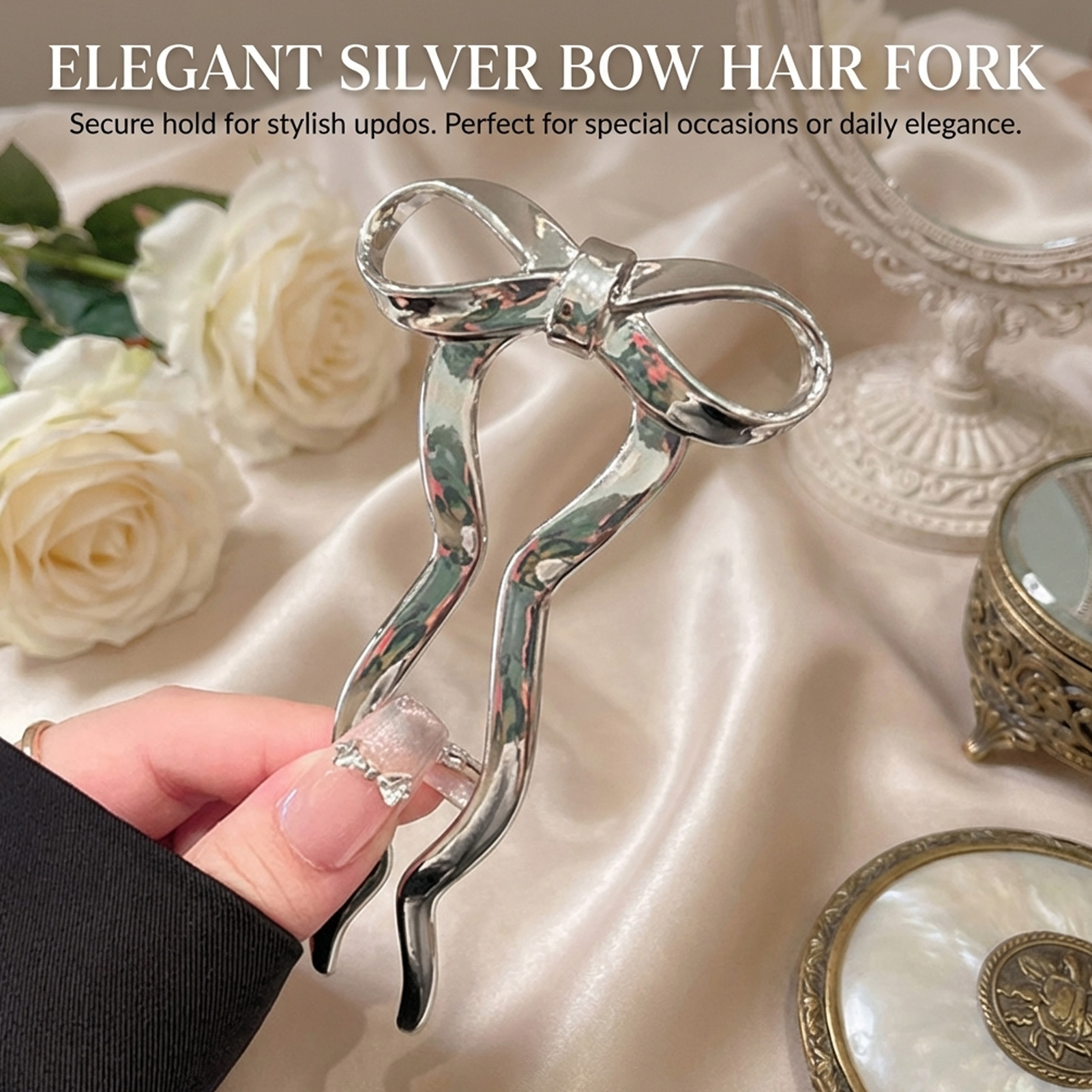 Zarif ilmek U şekli saç tokası - Women Accessories Holder incelemesi ve fiyatı