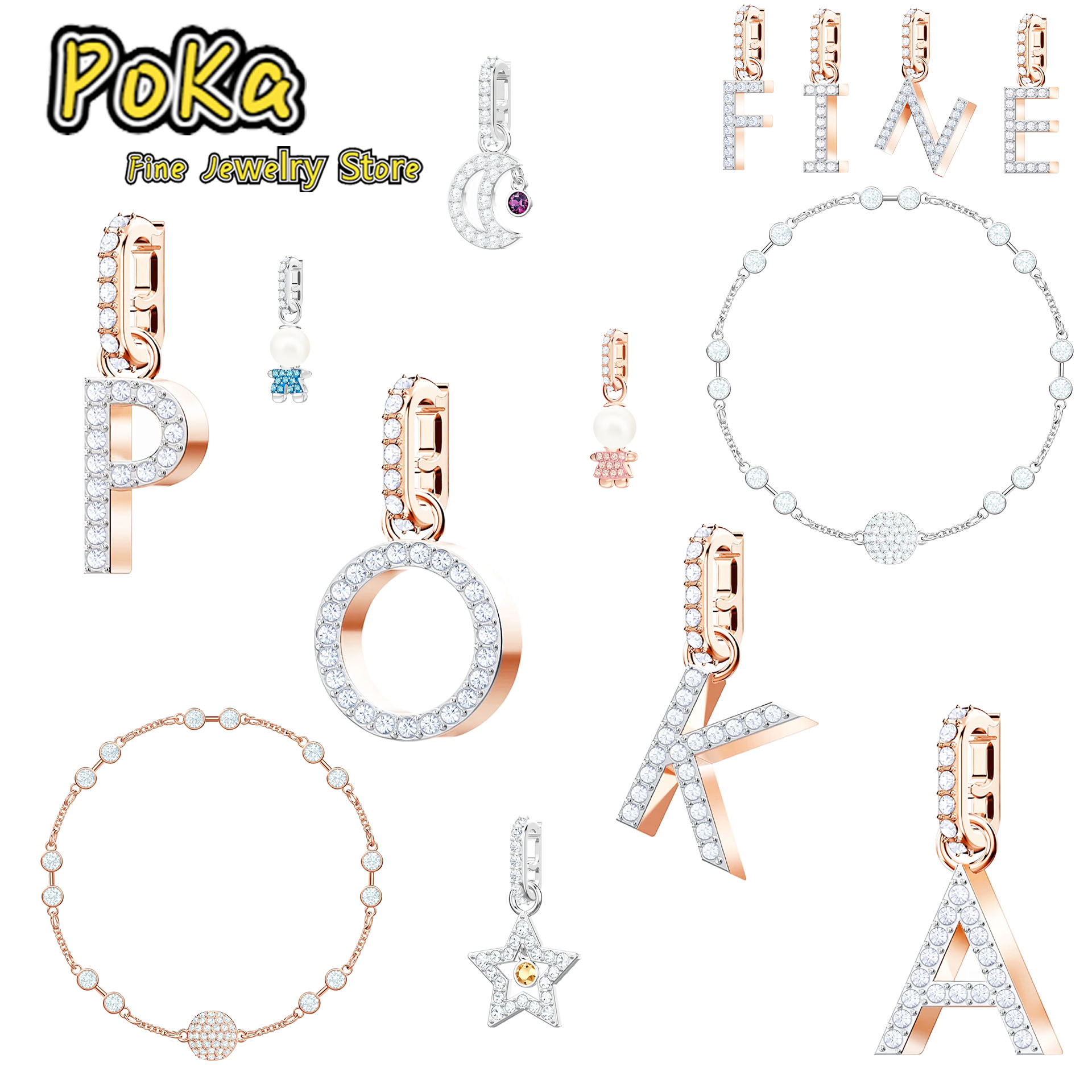 Harf Kolye Uçları Zarif Takıla - Women Accessories Meaning incelemesi ve fiyatı